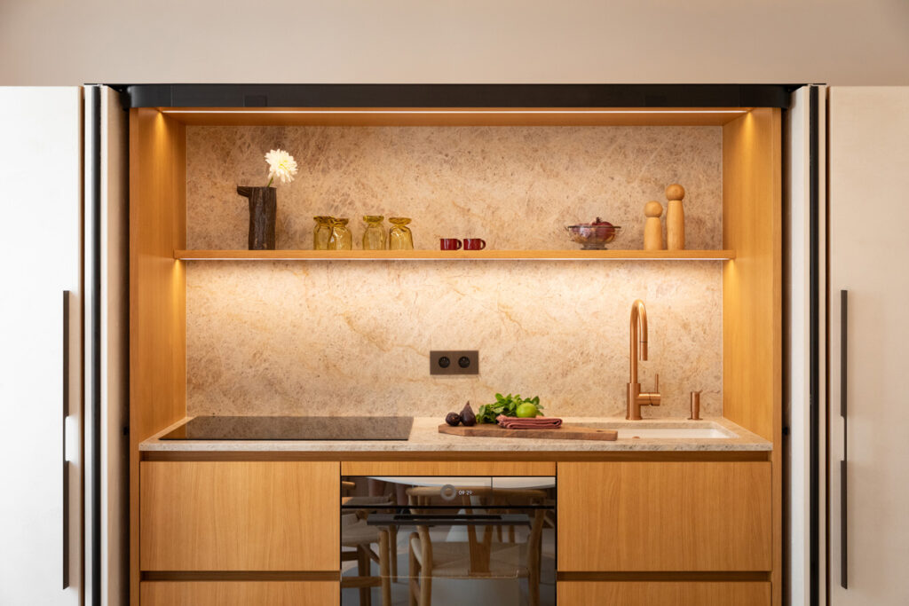 Cuisine design conçu par l’architecte Emmanuelle Neciolli