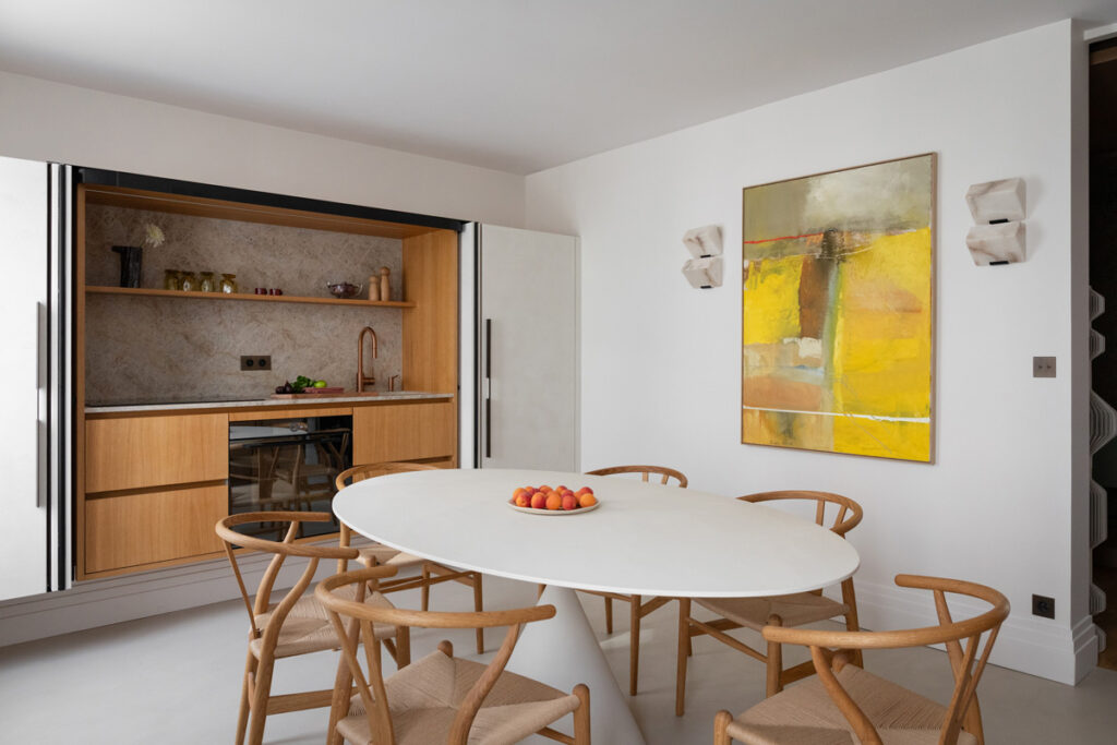 Cuisine design conçu par l’architecte Emmanuelle Neciolli